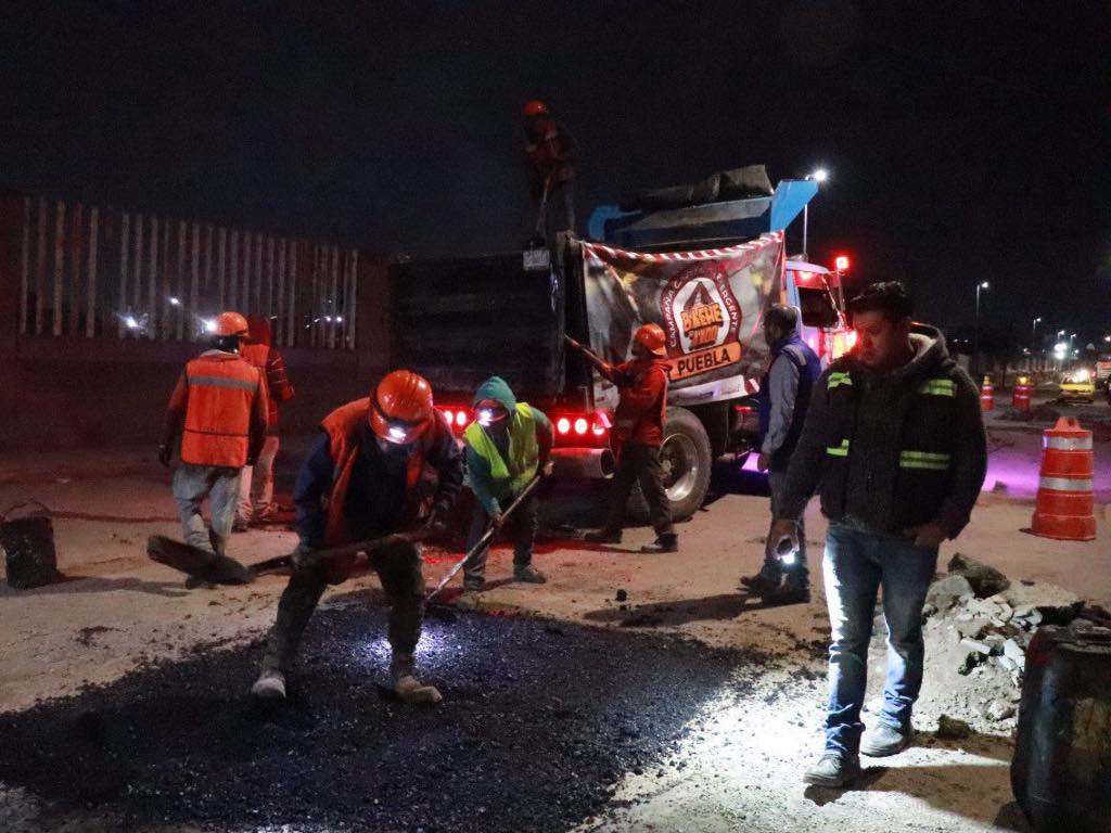 Casi tres mil baches cubiertos a un mes de inicio del Programa Emergente de Bacheo Nocturno