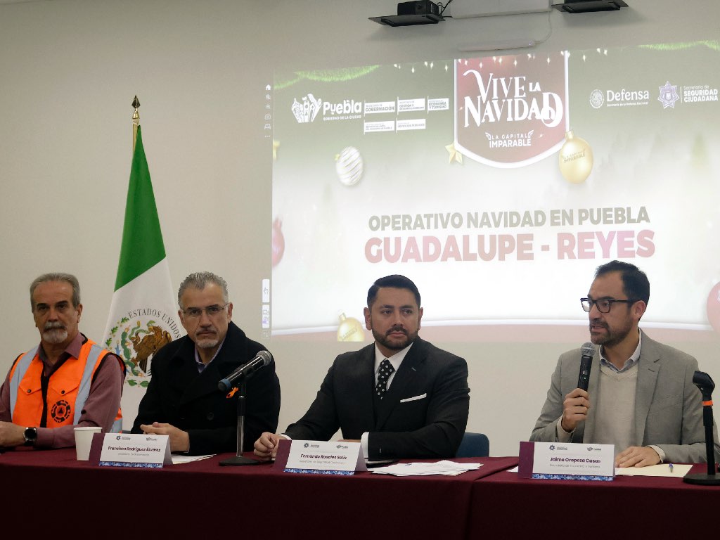 Arranca Operativo Guadalupe-Reyes en Puebla Capital; habrá más de 500 elementos en las calles