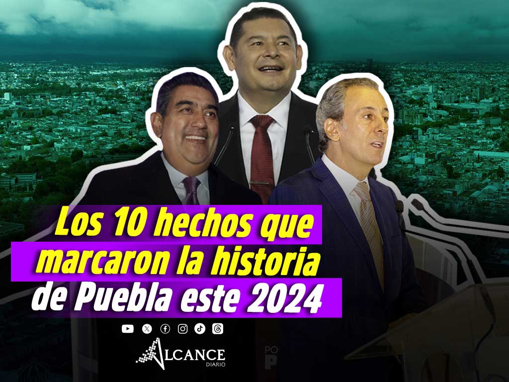 Estos son los hechos políticos que marcaron a Puebla este 2024