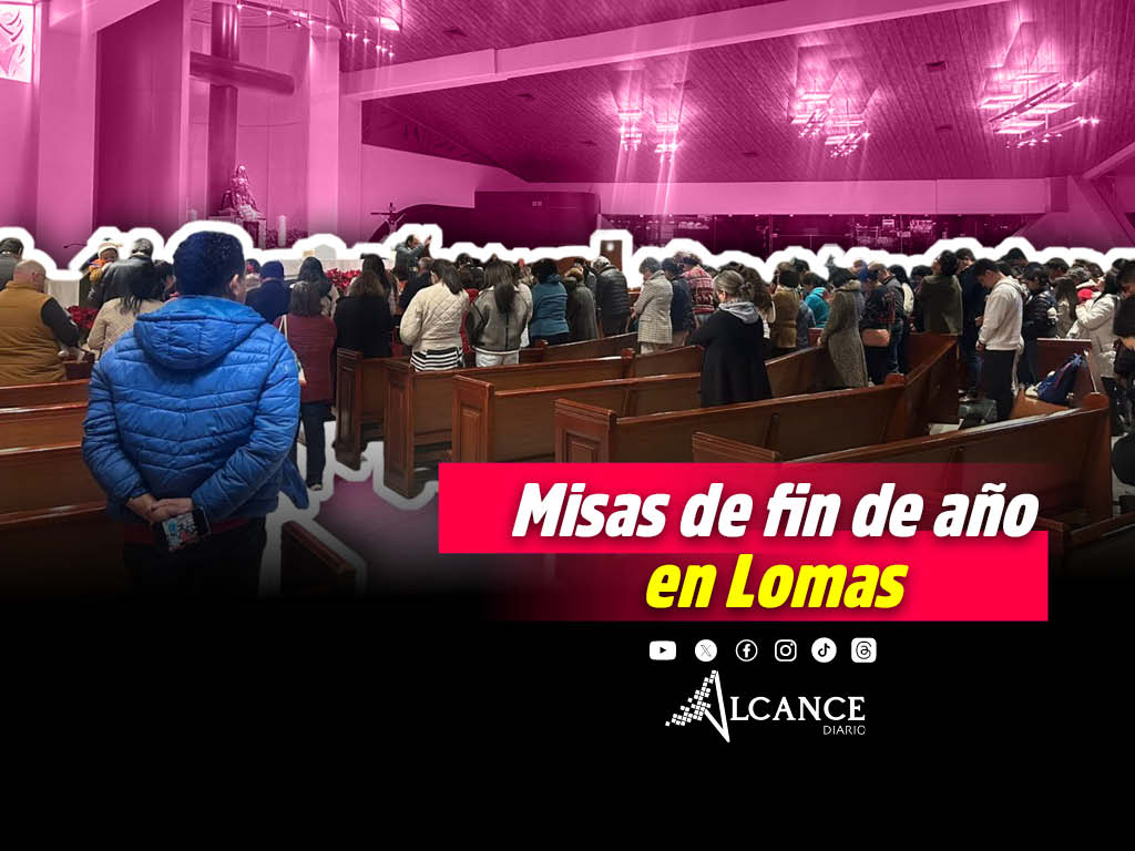 ¿Vives en Lomas? En estos horarios habrá misa por fin de año