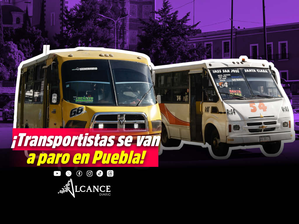 Estas son las rutas del transporte público que se irán a paro en Puebla