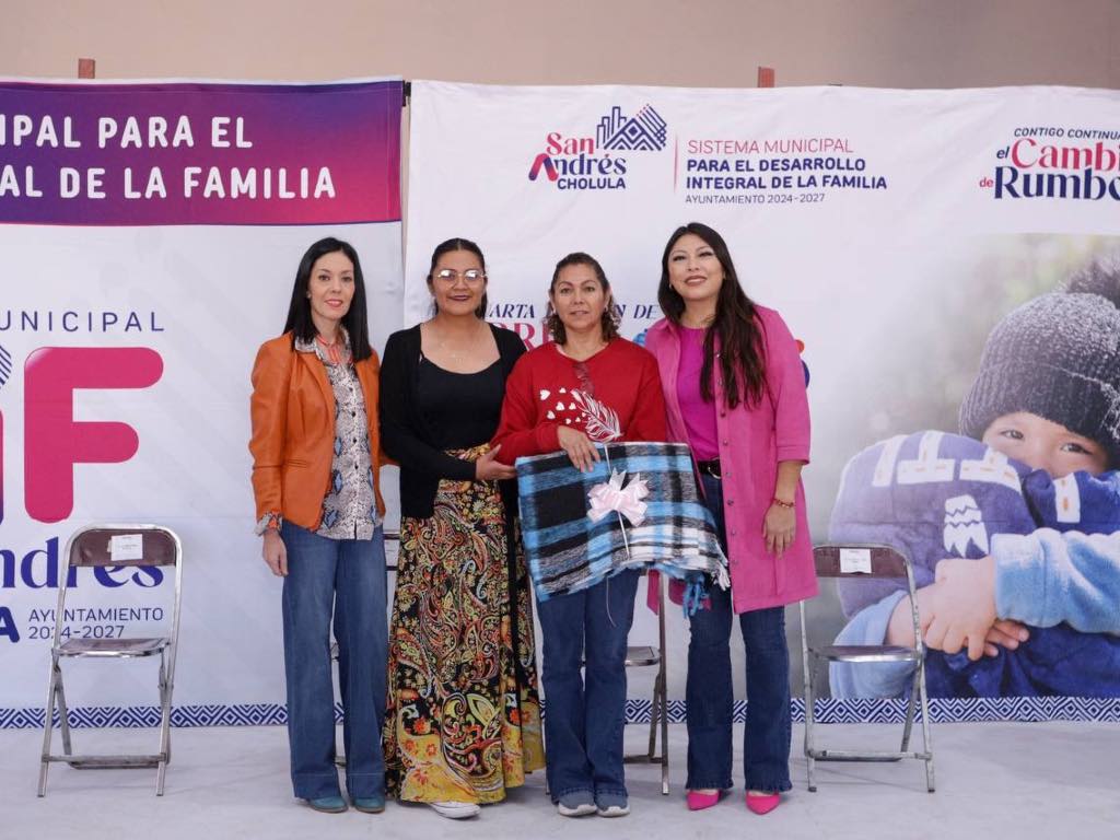 Entrega Gobierno de San Andrés Cholula cobertores a grupos vulnerables
