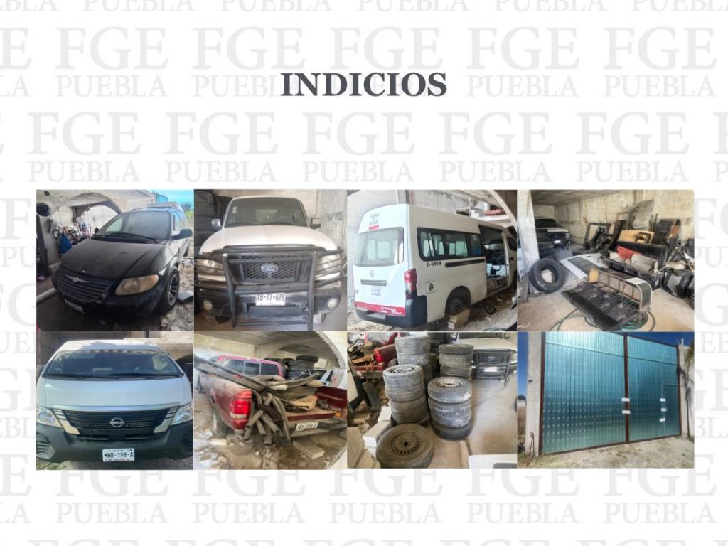 Aseguran vehículos robados y autopartes tras cateo en Chiautzingo