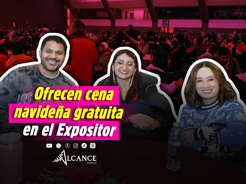 Cena gobernador y su esposa con familias poblanas en nochebuena