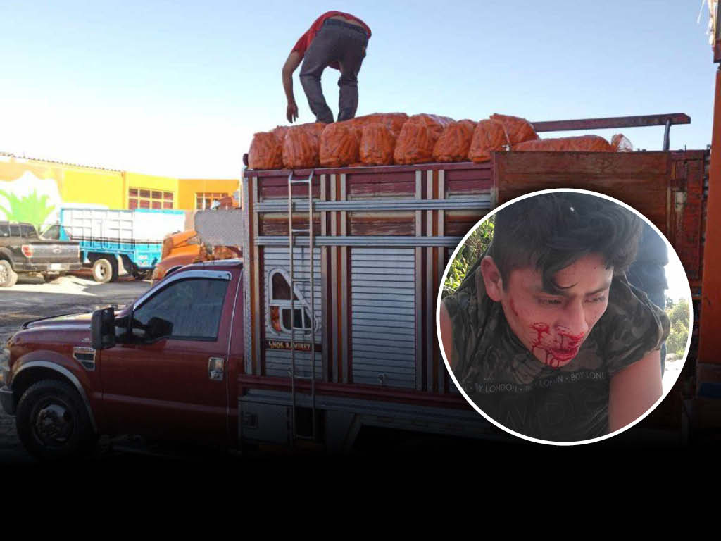 Detienen y golpean a presunto ladrón en Acatzingo; habría robado una camioneta