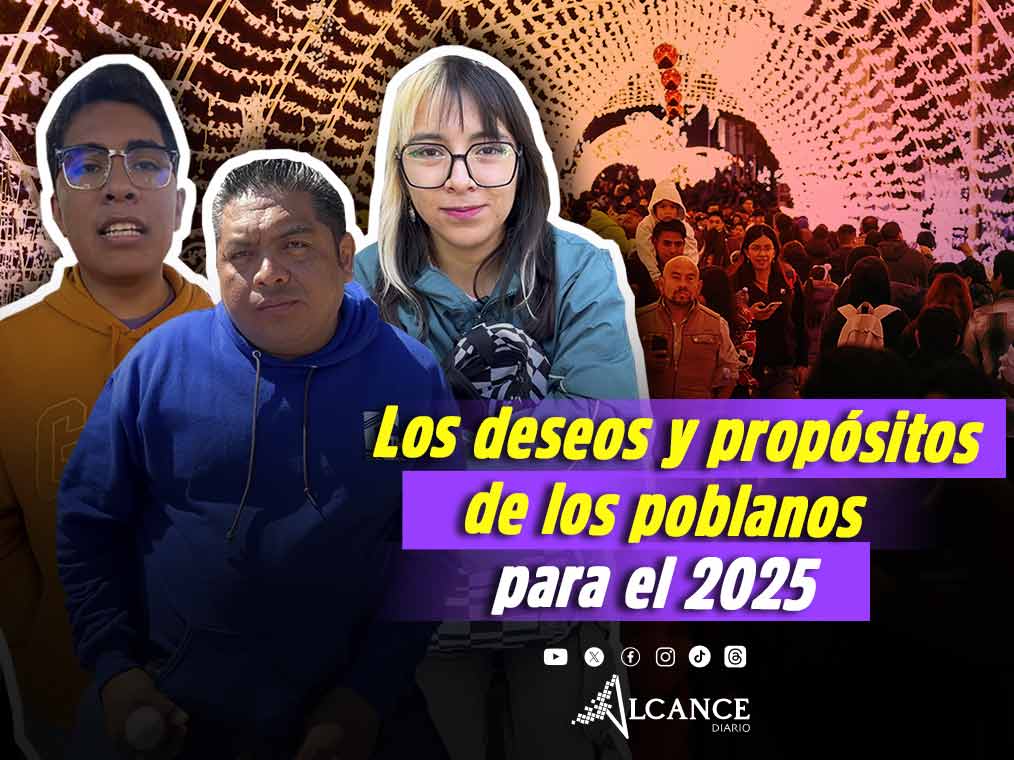 Crecimiento personal y seguridad, los propósitos y deseos de los poblanos para 2025