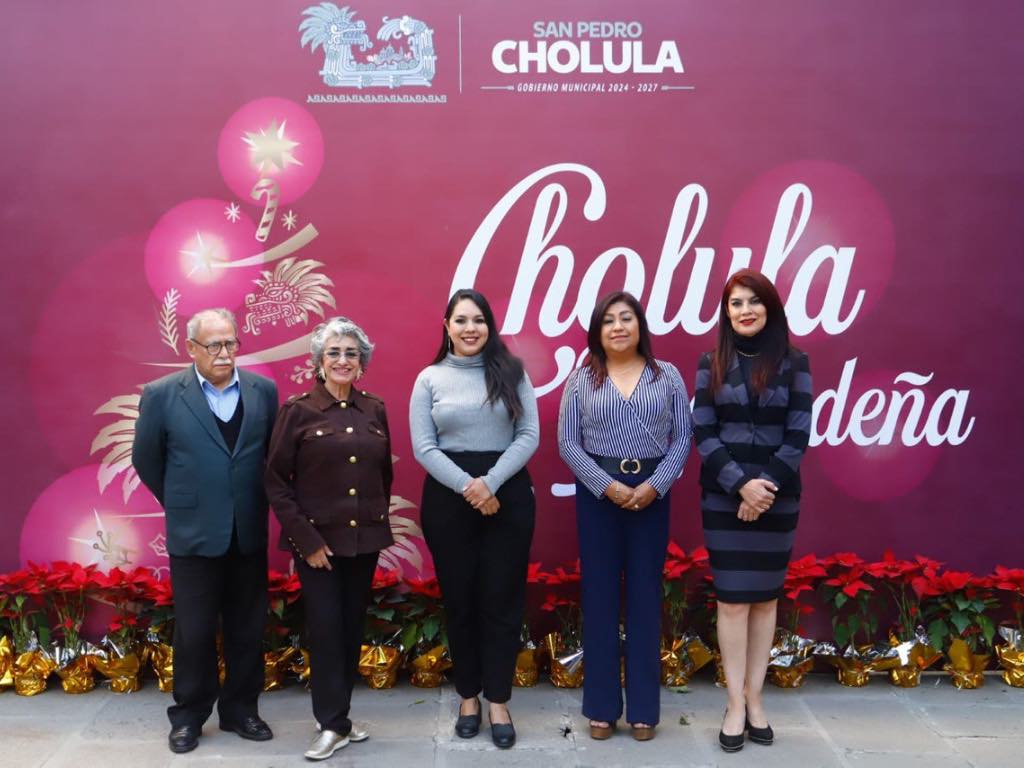 Anuncian las actividades por temporada navideña en San Pedro Cholula