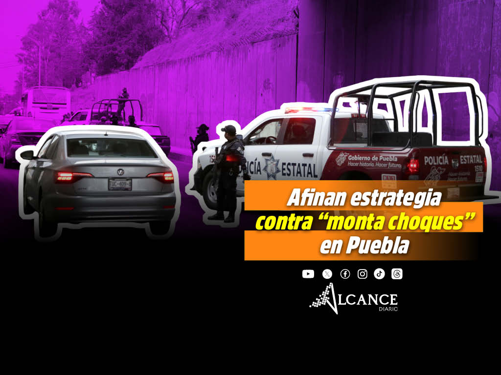 Identifica SSP banda de monta choques en Puebla; habrá operativos permanentes