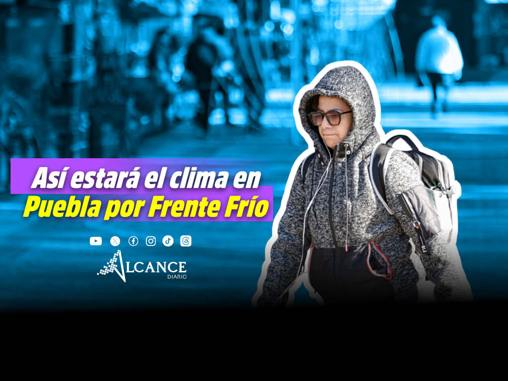 Pronostican temperaturas de hasta -5 °C en Puebla por Frente Frío No. 21