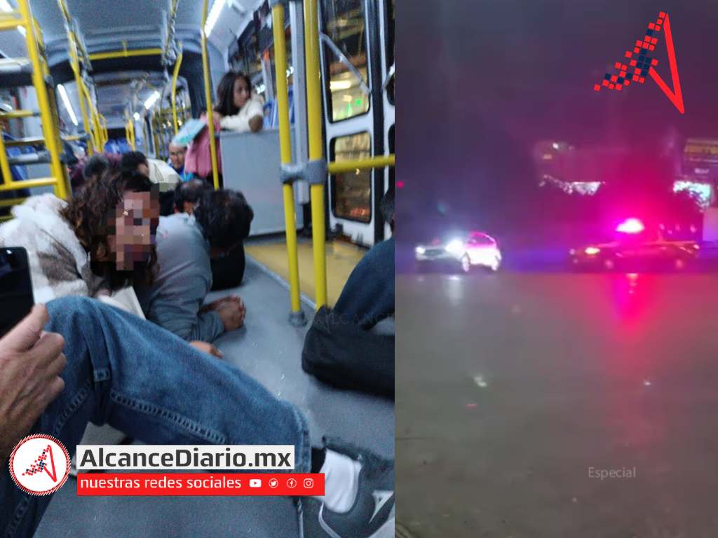Balacera en Valsequillo provoca pánico en usuarios de RUTA; hay un detenido