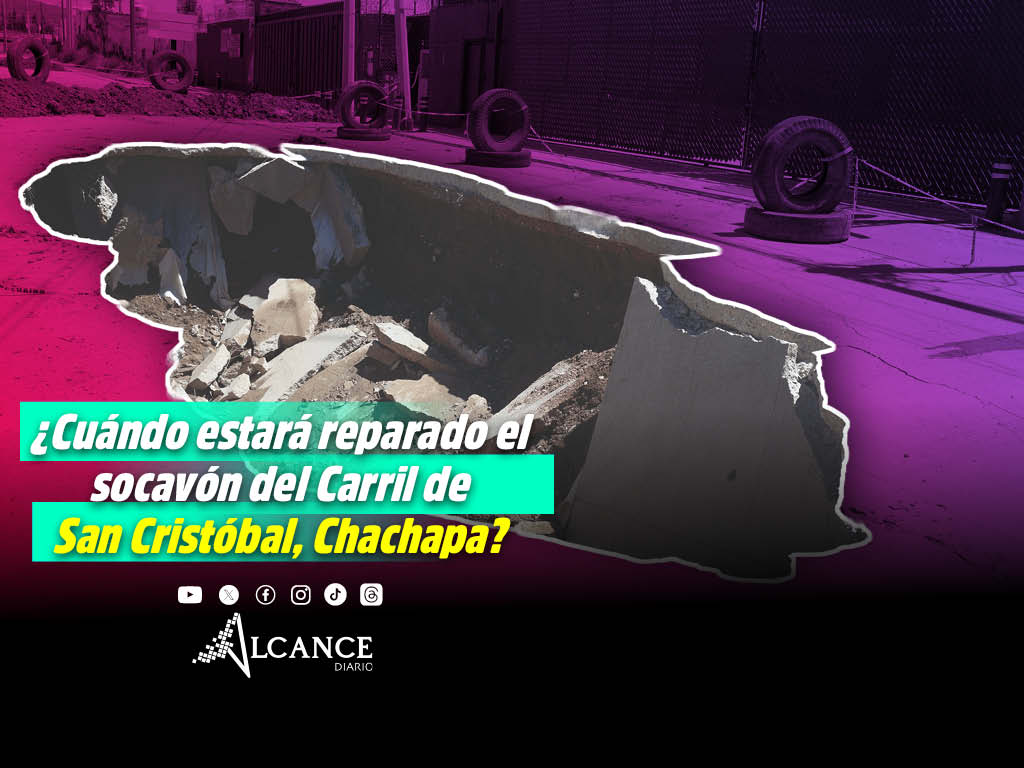 Tras meses, comienza última etapa para reparar socavón de Chachapa donde cayó un tráiler