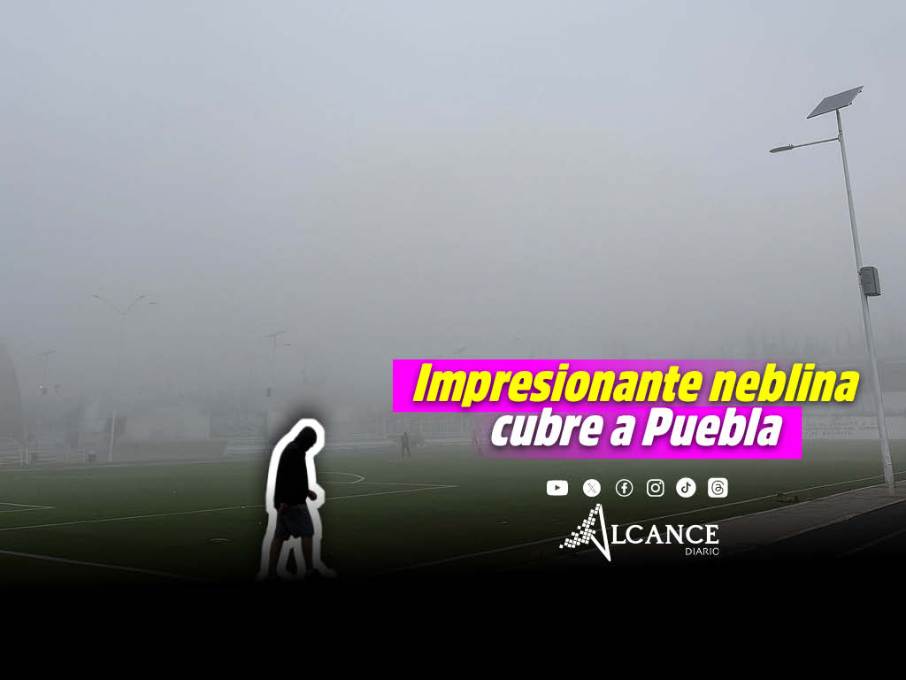 ¿Silent Hill? ¡No, es Puebla! Así amaneció cubierta de neblina