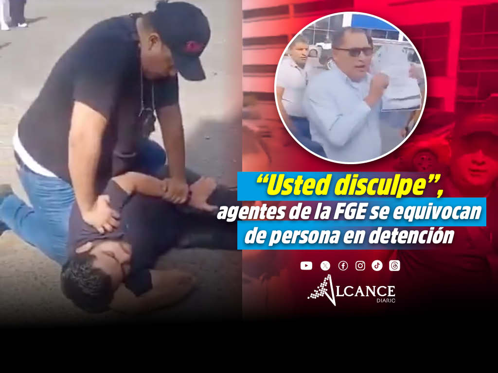 “Usted disculpe”: Agentes de la Fiscalía detienen y agreden a hombre cerca de Plaza Dorada y no era a quien buscaban