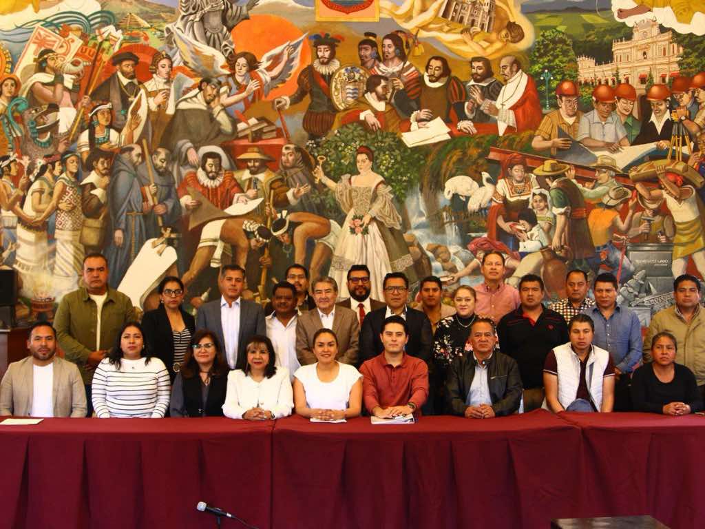 Realizan mesa de trabajo con ediles de las 17 juntas auxiliares de Puebla Capital