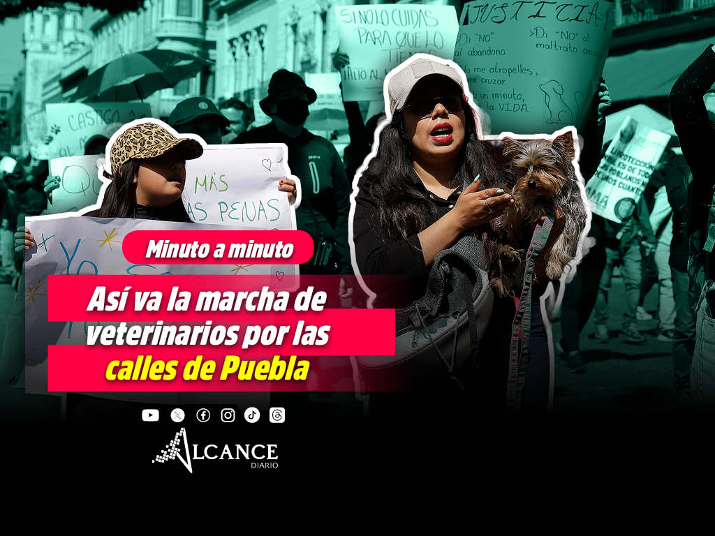 Sigue aquí el recorrido de la Marcha Nacional de Veterinarios en Puebla