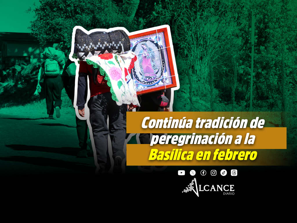 Por qué hay peregrinos de Puebla hacia la basílica de Guadalupe en febrero