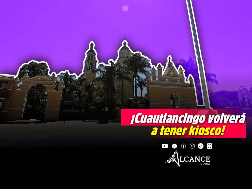 Tras más de tres años, Zócalo de Cuautlancingo volverá a tener kiosko, anuncia Omar Muñoz