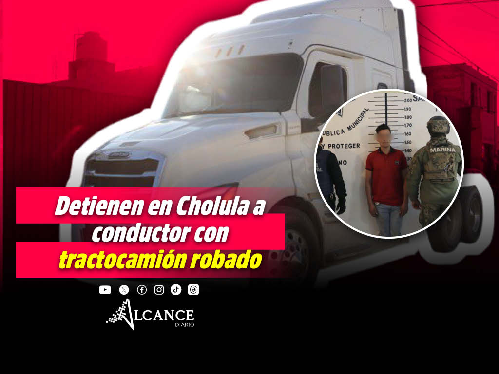 Recuperan en Boulevard Forjadores camión robado y detienen a conductor