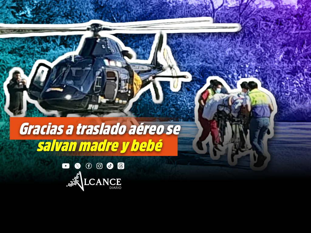Salvan a bebé gracias a traslado aéreo de emergencia de Acatlán a Puebla