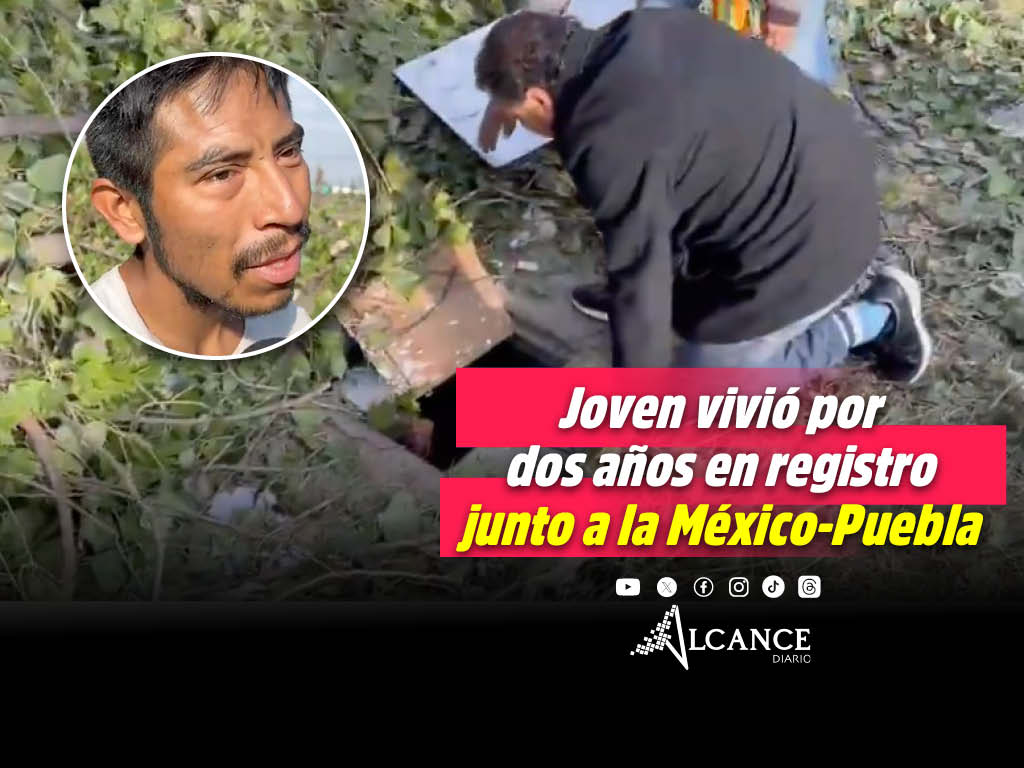 Joven alcantarilla autopista