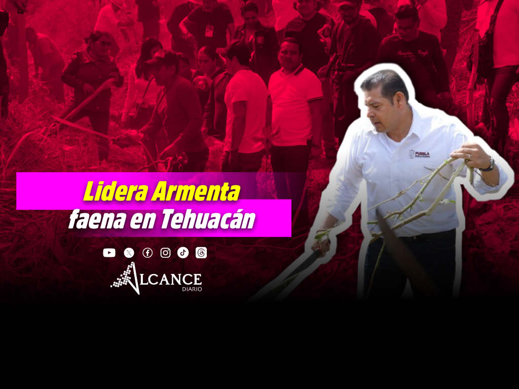 Encabeza Armenta quinta faena comunitaria, ahora en el en dren de Valsequillo de Tehuacán