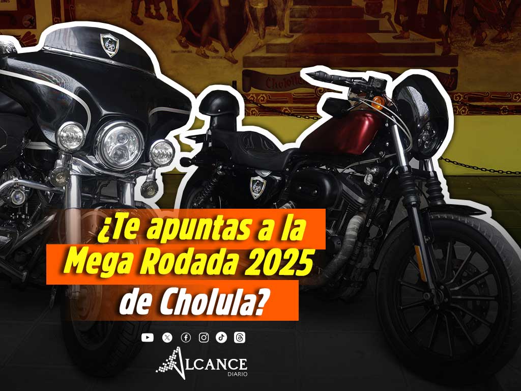 Más de 1,500 motociclistas participarán en la Mega Rodada 2025 de Cholula