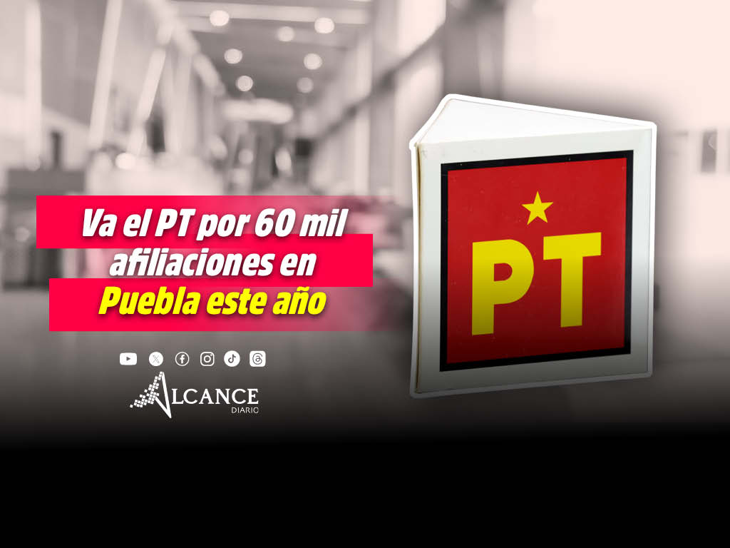 El Partido del Trabajo busca afiliar a 60 mil personas en Puebla durante 2025