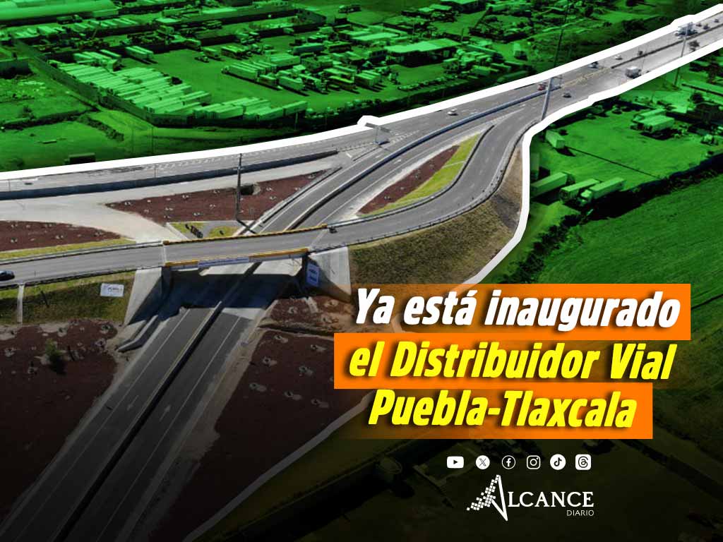 ¡Al fin! Inauguran Distribuidor Vial Puebla-Tlaxcala; facilitará movilidad de 25 mil autos diariamente