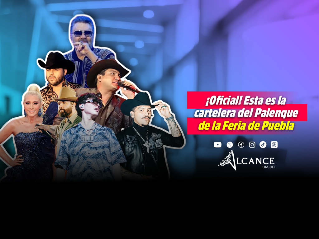 ¿A cuál vas a ir? Este es el cartel para el Palenque de la Feria de Puebla 2025