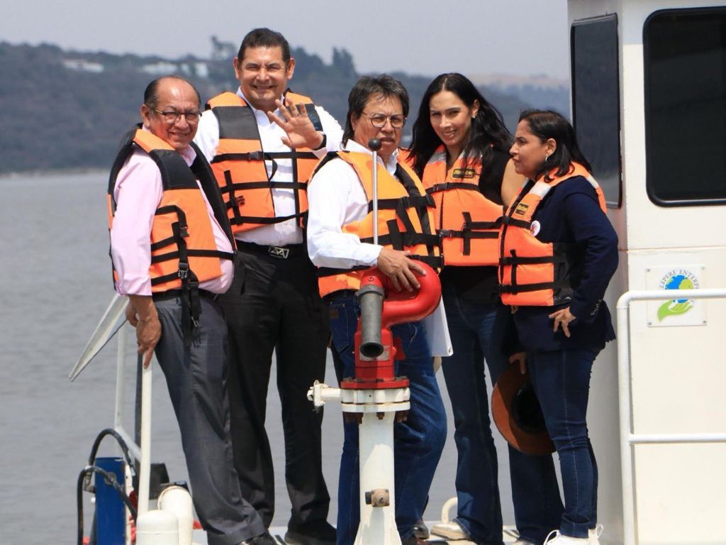 Supervisa Armenta acciones de recuperación del Lago de Valsequillo