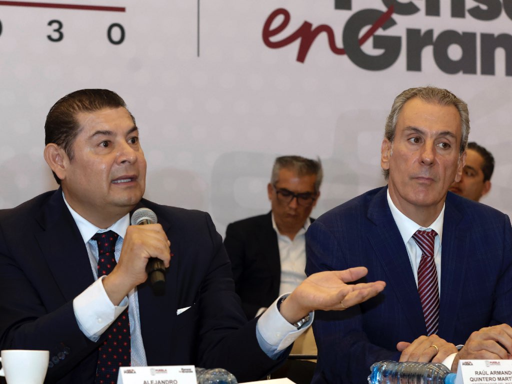 Armenta respalda a Pepe Chedraui tras crisis de inseguridad en Puebla capital
