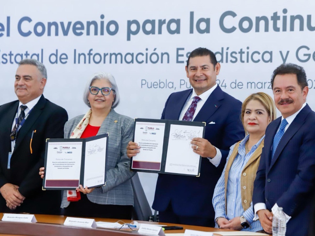Puebla INEGI convenio