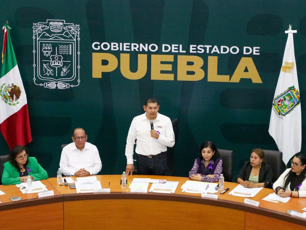 Instalan en Puebla el Sistema Estatal para Prevenir, Sancionar y Erradicar la Violencia contra las Mujeres