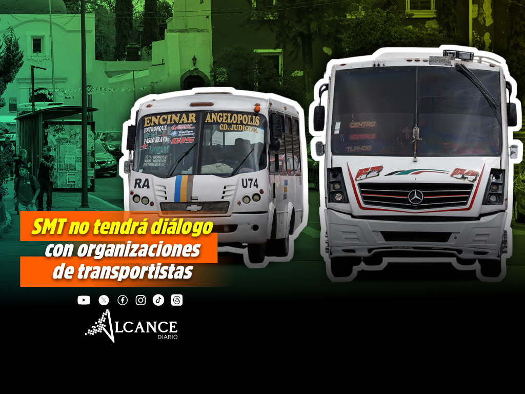 SMT no dialogará con organizaciones con unidades pirata de transporte público en Puebla