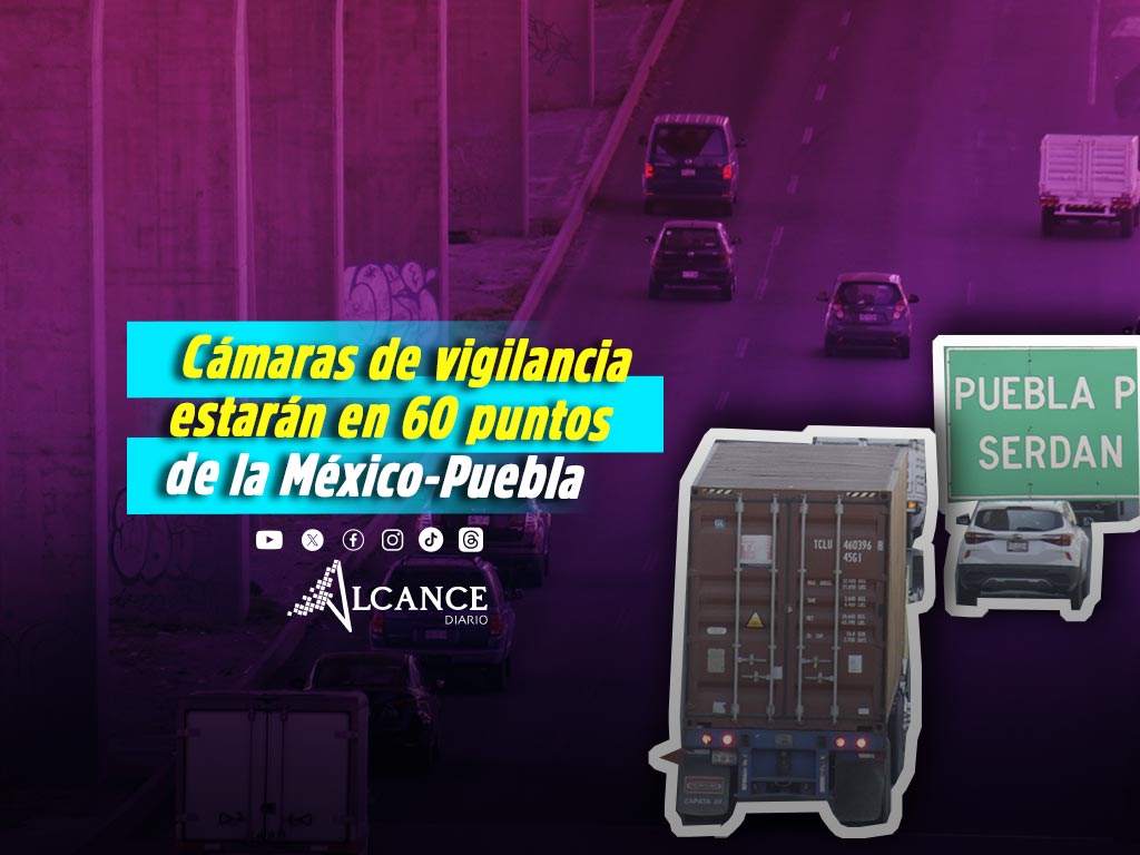 cámaras autopista México Puebla