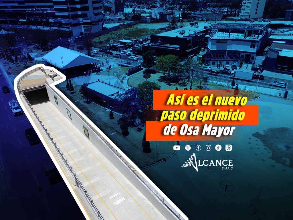 Inauguran Mejoramiento Vial en avenida Osa Mayor; así es el nuevo paso deprimido