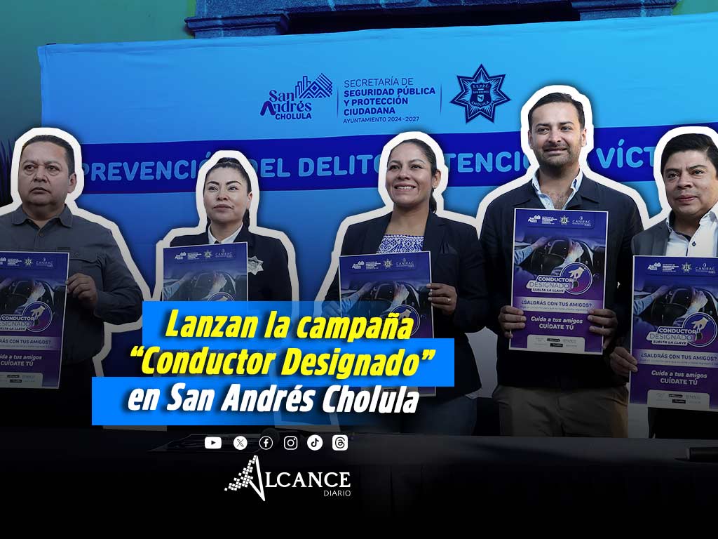 “Conductor Designado”, la campaña con la que buscan fomentar el consumo responsable en San Andrés Cholula