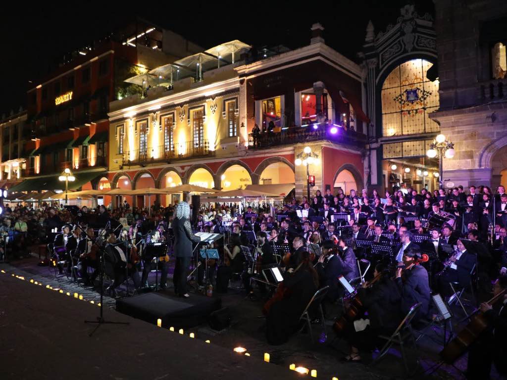 Con Macroconcierto sinfónico festejan el 494 aniversario de la fundación de Puebla