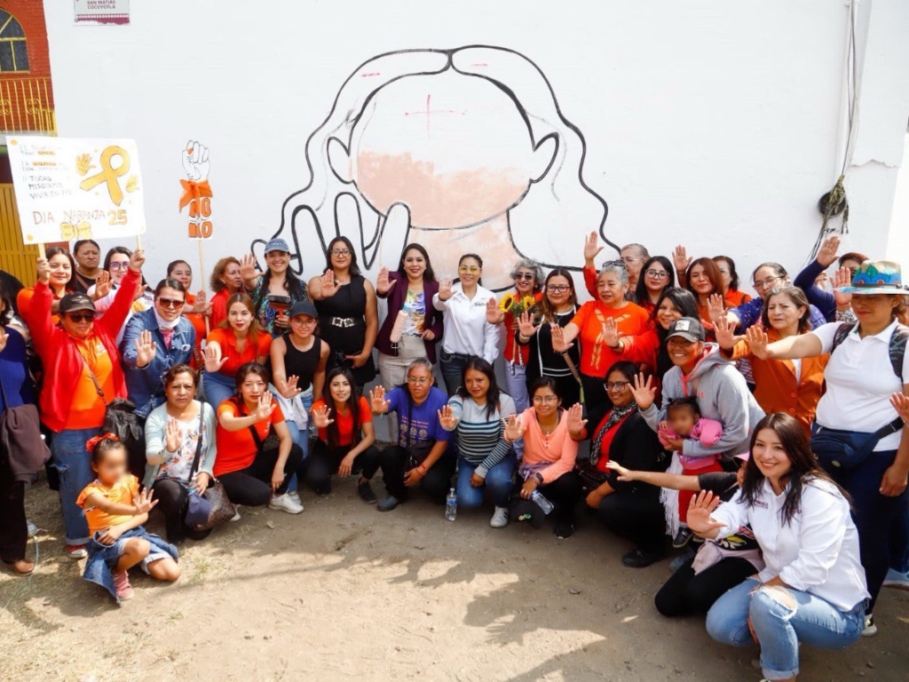 Murales san Pedro Cholula mujeres