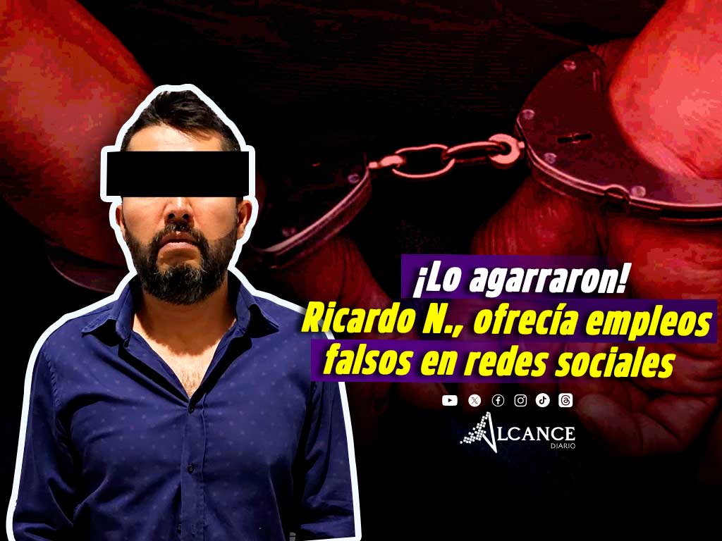 Cae reclutador de empleos falsos en redes sociales en Puebla; le aseguraron dinero y narcóticos