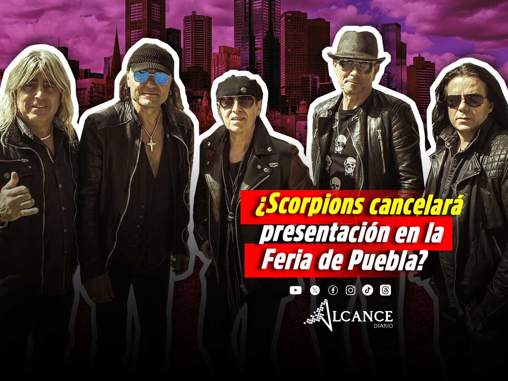 Se mantiene firme concierto de Scorpions en la Feria de Puebla 2025