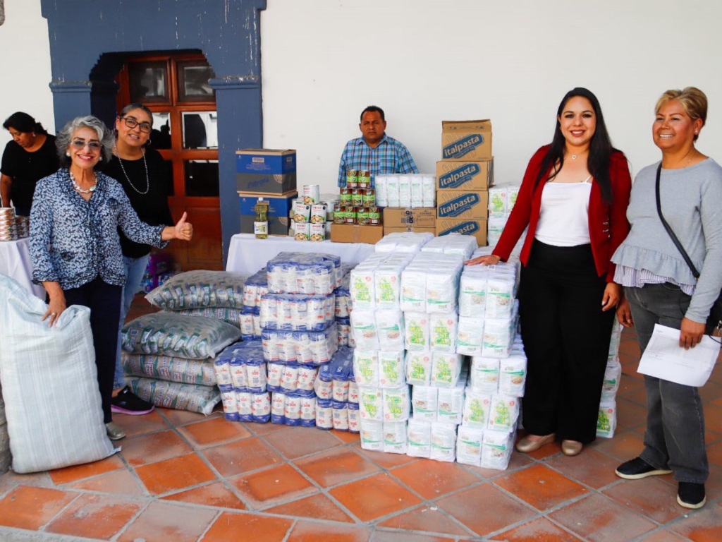 alimentos escuelas San Pedro Cholula