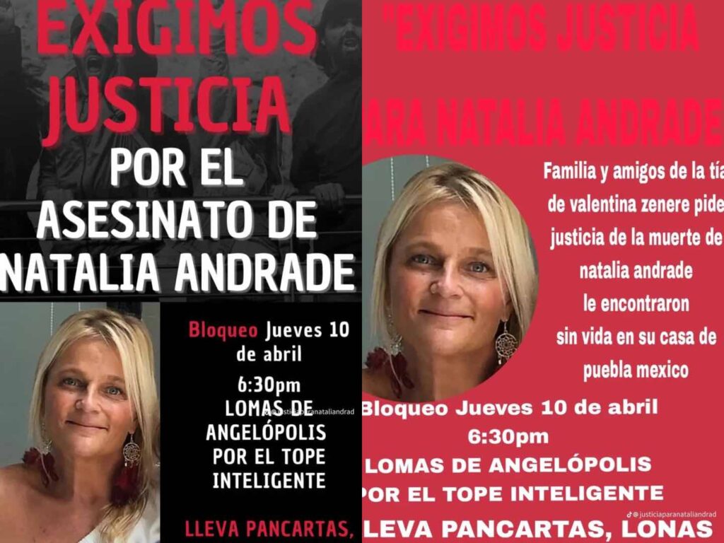 convocan a manifestación en Lomas por Natalia Andrade