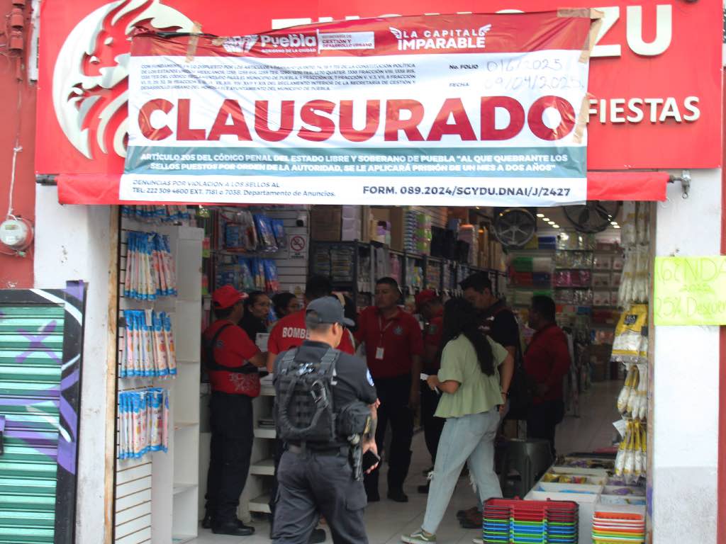 Comercio Exterior embargo 76 mdp de mercancía china en Puebla; Gobierno se adjudica 27