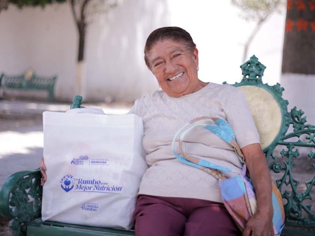 Apoyos alimentarios San Andrés Cholula