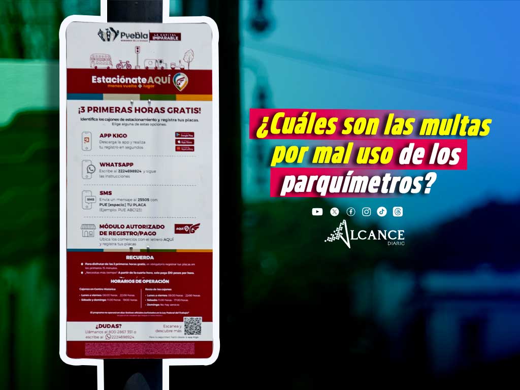 Inicia cobro de parquímetros en Puebla ¿cuáles son las multas?