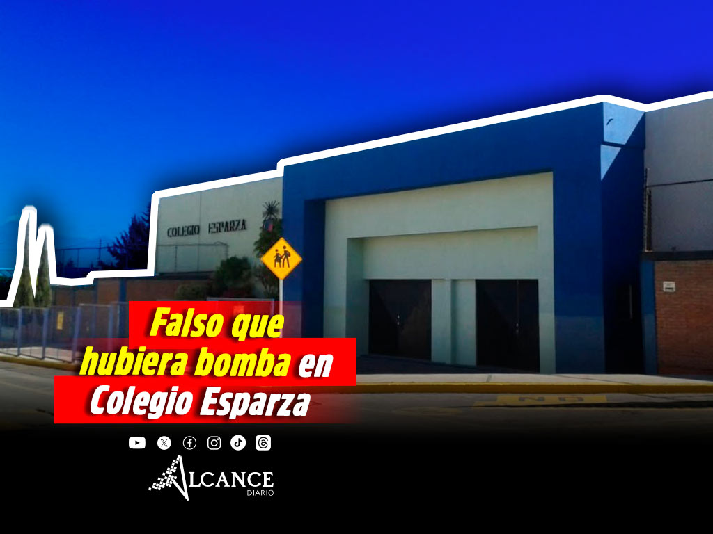 Descarta Colegio Esparza amenaza de bomba: “Fue simulacro”