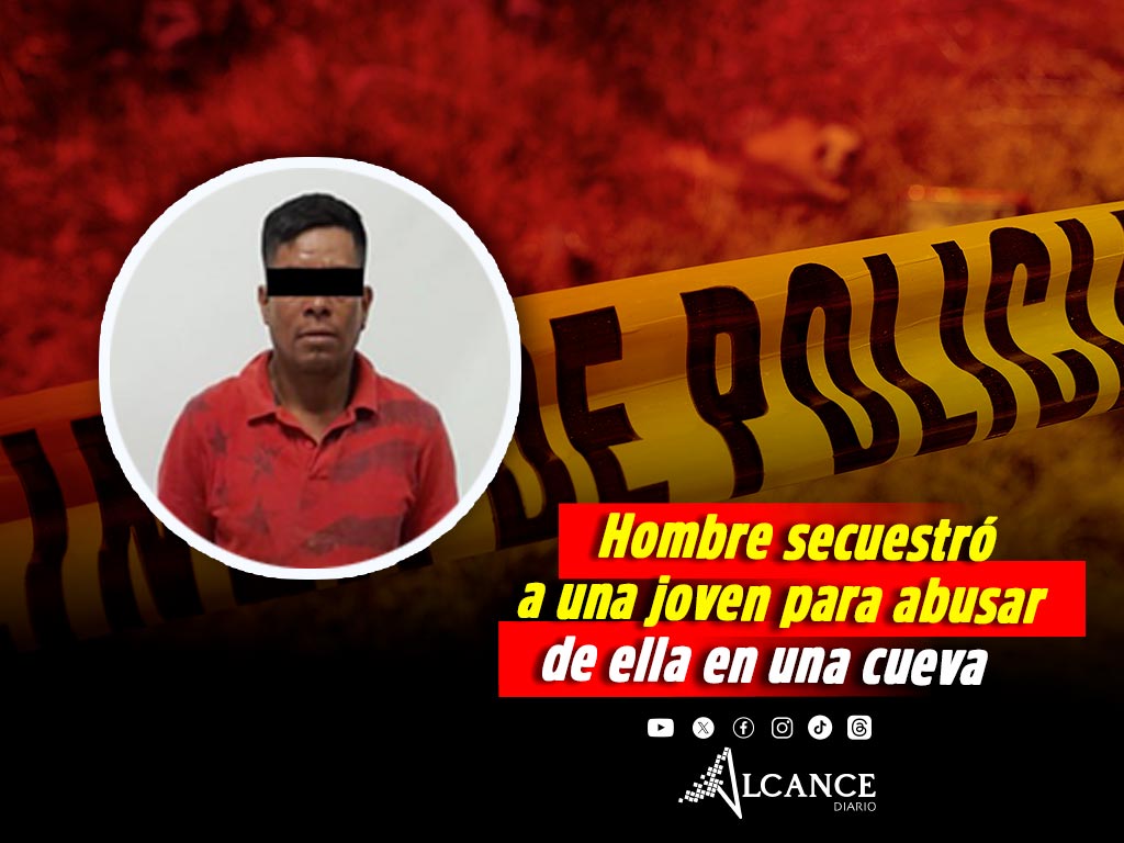 Dan 50 años de prisión a hombre que secuestró a una joven en Quimixtlán y la retuvo en una cueva