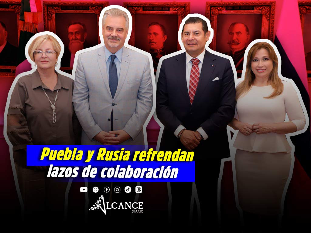Refrendan lazos Rusia y Puebla: Armenta recibe a embajador Nikolay V. Sofinskiy