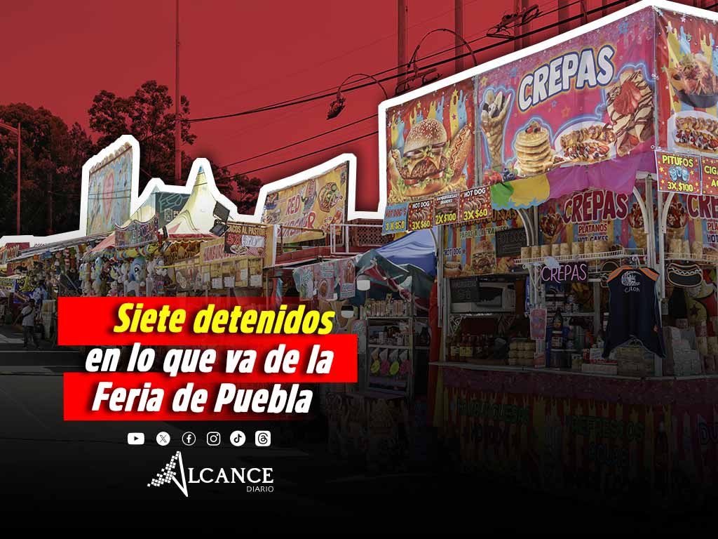 Van siete detenidos por alterar el orden durante la Feria de Puebla 2025